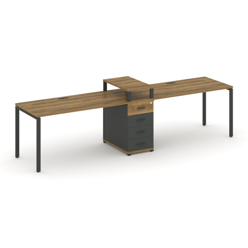 Бенч-система на 2 места с 1 опорной тумбой Concept CN.ORS-417