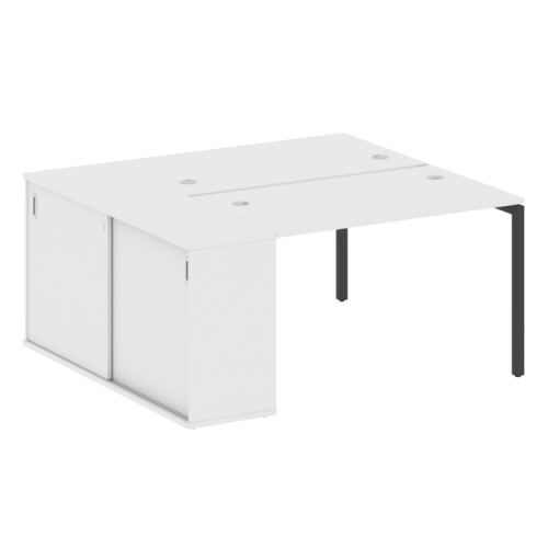 Бенч-система с шкафом-купе на П-обр. м/к Metal System Quattro 40БП.РС-СШК-1.2 фото 13