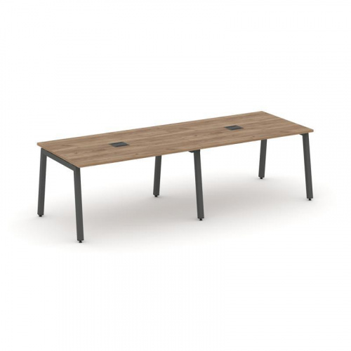 Style Project Стол переговорный SN-5A.SPRG-011 Акация Лорка/Металл Антрацит 1960*980*750 фото 18