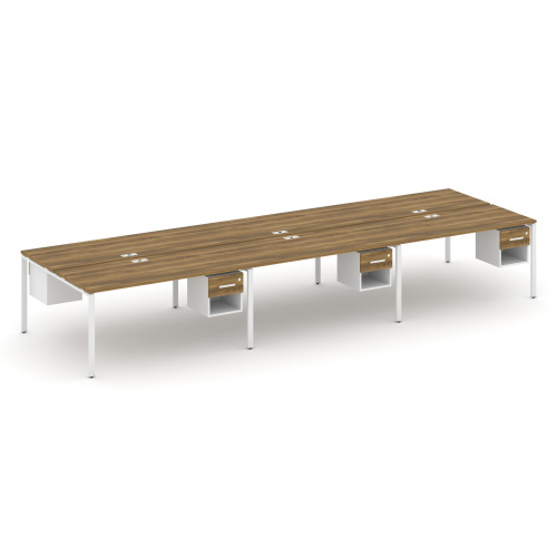 Бенч-система на 6 мест с подвесными тумбами Concept CN.DRS-160 фото 8