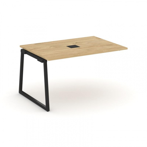 Style Project Проходной наб. элем. перег. стола SN-4T1.NSPRG-002 Акация Лорка/Металл Антрацит/Заглуш