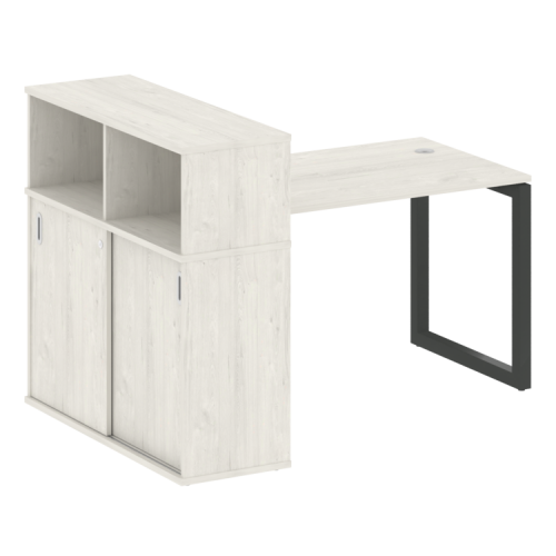 Стол офисный с шкафом-купе на О-обр. м/к Metal System Quattro 50БО.РС-СШК-3.2 фото 13 Стол офисный с шкафом-купе на О-обр. м/к Metal System Quattro 50БО.РС-СШК-3.2 фото 13