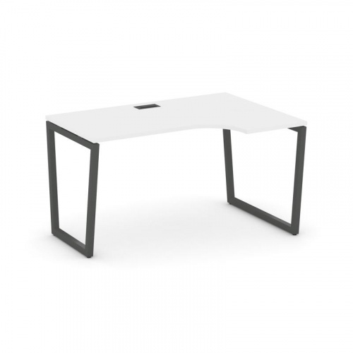 Style Project Стол рабочий эргоном. SN-4T2.SPA-002(R) Акация Лорка/Металл Антрацит/Заглушка Пластик фото 26