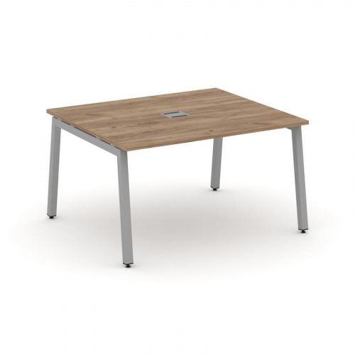 Style Project Стол переговорный SN-5A.SPRG-032 Акация Лорка/Металл Белый 1180*1180*750 фото 10