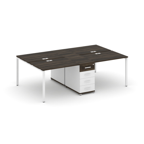 Бенч-система на 4 места с 1 опорной тумбой Concept CN.DRS-417 фото 10