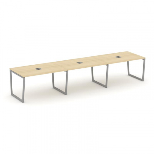 Style Project Стол переговорный SN-4T2.SPRG-022 Акация Лорка/Металл Антрацит/Заглушка Металл Антраци фото 20