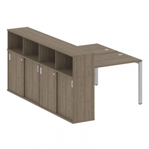 Бенч-система с шкафом-купе на П-обр. м/к Metal System БП.РС-СШК-4.2 фото 14