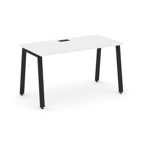 Style Project Стол письменный SN-6A.SP-013 Тиквуд Светлый/Металл Белый 1380*700*750 фото 2