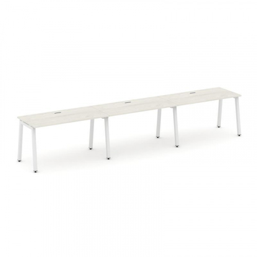 Style Project Рабочая станция 1 сторон. SN-5A.ORS-041 Акация Лорка/Металл Белый 2940*700*750 фото 15