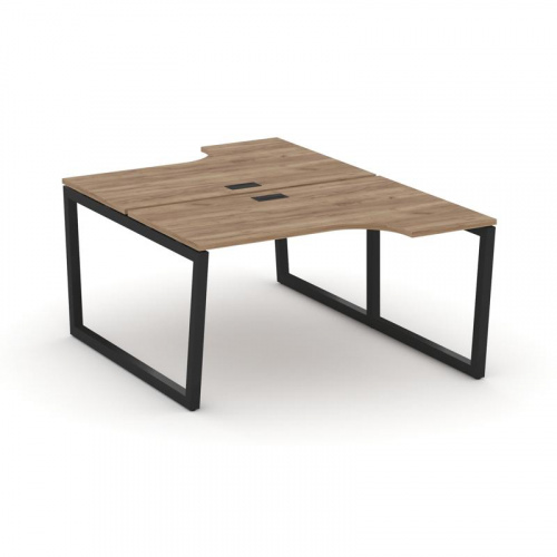 Style Project Рабочая станция эргоном. SN-5T2.DRPA-011 Акация Лорка/Металл Антрацит/Заглушка Пластик фото 4