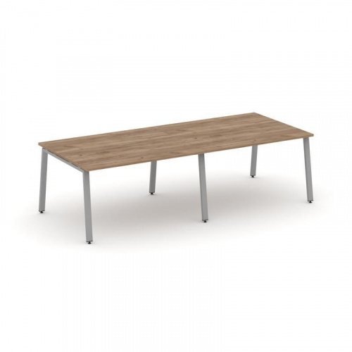 Style Project Стол переговорный SN-6A.SPRG-042.3 Дуб Наварра/Металл Белый 2360*1180*750 фото 10 Style Project Стол переговорный SN-6A.SPRG-042.3 Дуб Наварра/Металл Белый 2360*1180*750 фото 10