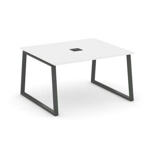 Style Project Стол переговорный SN-6T1.SPRG-034 Акация Лорка/Металл Антрацит/Заглушка Металл Антраци фото 26