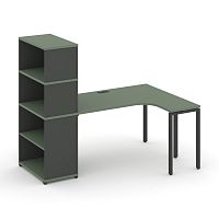 Стол эргономичный с опорным стеллажом Concept CN.SA-207(R)