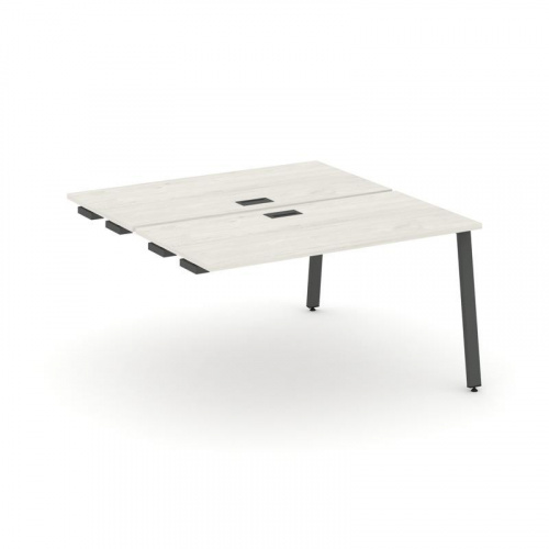 Style Project Стол-приставка к опор. элем. SN-6A.DPRS-003 Дуб Наварра/Металл Белый 1380*1232*750 фото 24