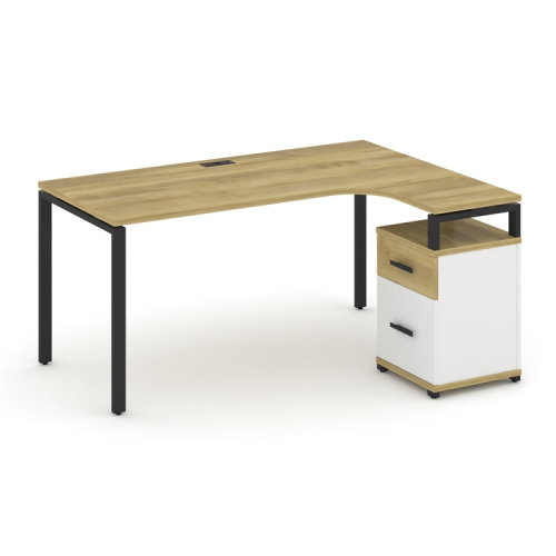 Стол эргономичный с опорной тумбой Concept CN.SA-308(R)