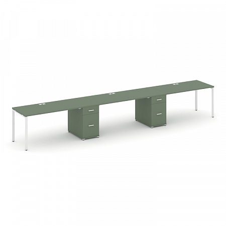 Бенч-система на 3 места с 2 опорными тумбами Concept CN.ORS-440