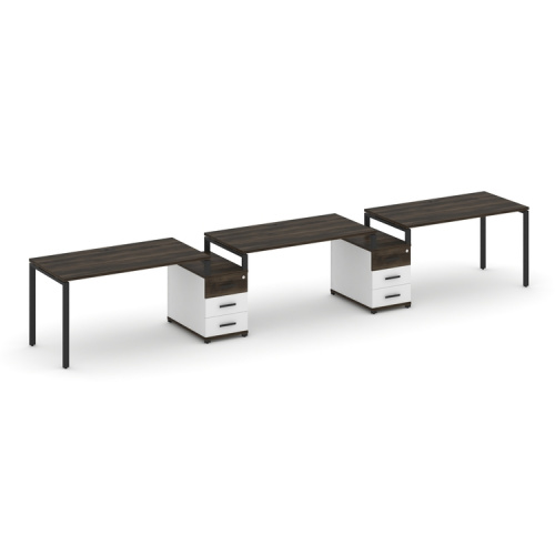 Бенч-система на 3 места с 2 опорными тумбами Concept CN.ORS-327 фото 9