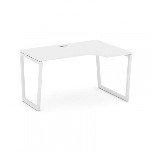 Style Project Стол рабочий эргоном. SN-4T2.SPA-002(R) Акация Лорка/Металл Антрацит/Заглушка Пластик фото 16