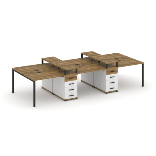 Бенч-система на 6 мест с 2 опорными тумбами Concept CN.DRS-465 фото 7