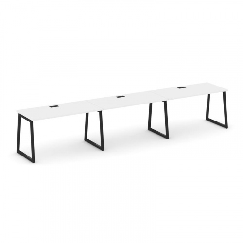 Style Project Рабочая станция 1 сторон. SN-4T1.ORS-042 Акация Лорка/Металл Антрацит/Заглушка Пластик фото 6