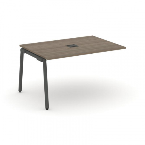 Style Project Проходной наб. элем. перег. стола SN-4A.NSPRG-004 Антрацит/Металл Белый 1580*980*750 фото 25