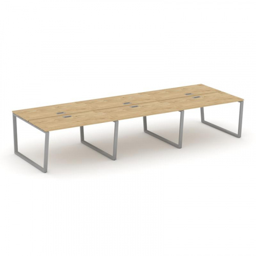 Style Project Рабочая станция 2-х сторон. SN-6T2.DRS-072 Акация Лорка/Металл Антрацит/Заглушка Пласт фото 2