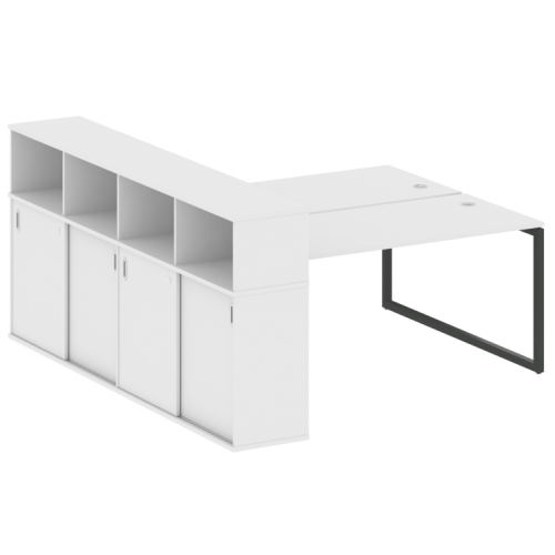 Бенч-система с шкафом-купе на О-обр. м/к Metal System Quattro 40БО.РС-СШК-4.4 фото 7