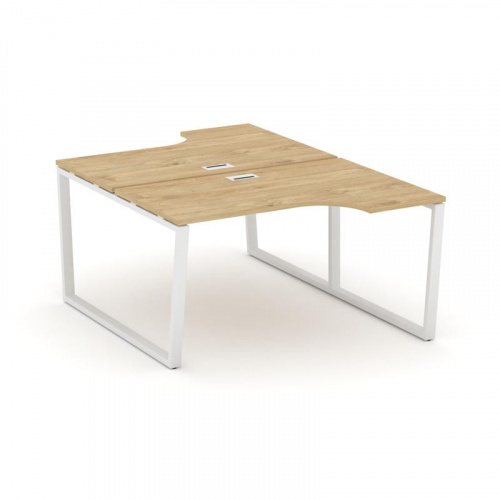 Style Project Рабочая станция эргоном. SN-6T2.DRPA-002 Акация Лорка/Металл Антрацит/Заглушка Пластик фото 3