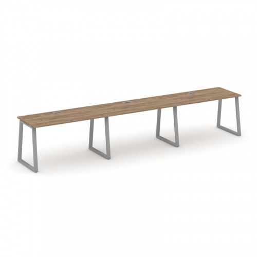 Style Project Рабочая станция 1 сторон. SN-6T1.ORS-034 Акация Лорка/Металл Антрацит/Заглушка Пластик фото 10