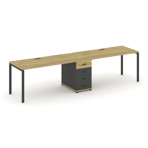 Бенч-система на 2 места с 1 опорной тумбой Concept CN.ORS-401 фото 4