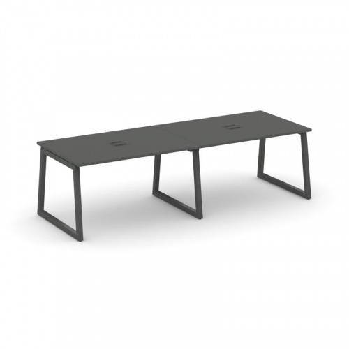 Style Project Стол переговорный SN-5T1.SPRG-013 Акация Лорка/Металл Антрацит/Заглушка Металл Антраци фото 27