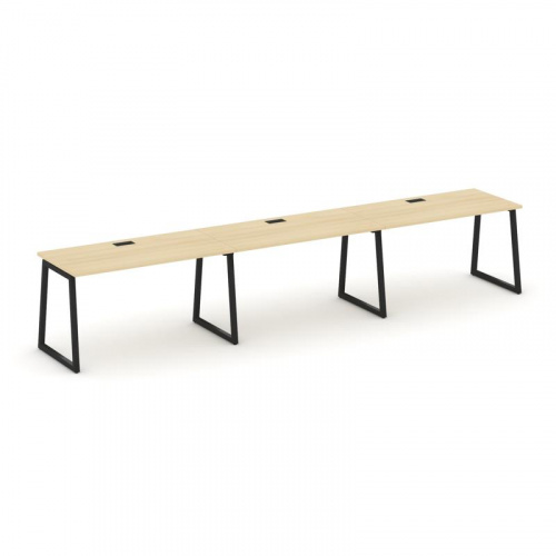 Style Project Рабочая станция 1 сторон. SN-4T1.ORS-042 Акация Лорка/Металл Антрацит/Заглушка Пластик фото 25