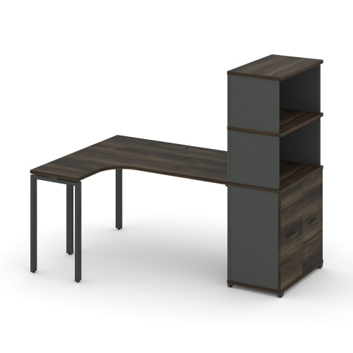 Стол эргономичный с опорным распашным шкафом Concept CN.SA-215(L)