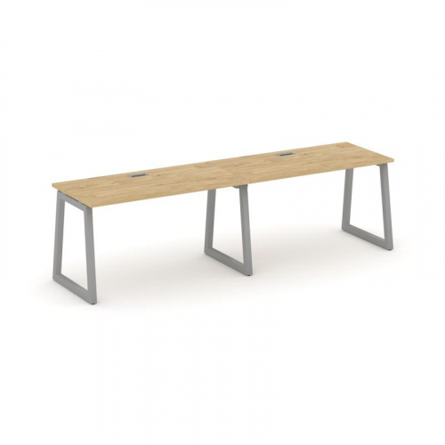 Style Project Рабочая станция 1 сторон. SN-5T1.ORS-013 Акация Лорка/Металл Антрацит/Заглушка Пластик фото 2