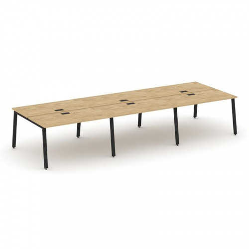 Style Project Рабочая станция 2-х сторон. SN-6A.DRS-062 Антрацит/Металл Белый 3540*1232*750 фото 4