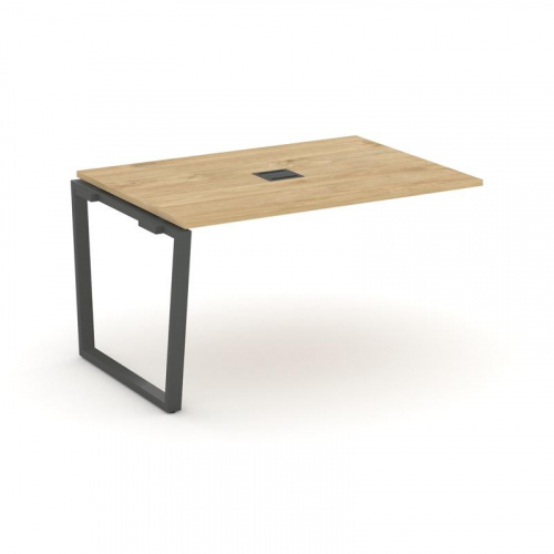 Style Project Проходной наб. элем. перег. стола SN-6T2.NSPRG-004 Акация Лорка/Металл Антрацит/Заглуш фото 22