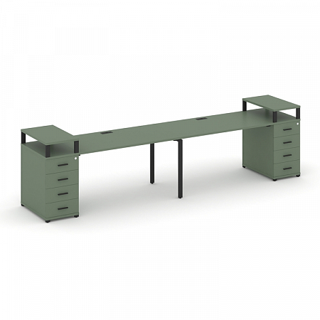 Бенч-система на 2 места с 2 опорными тумбами Concept CN.ORS-428