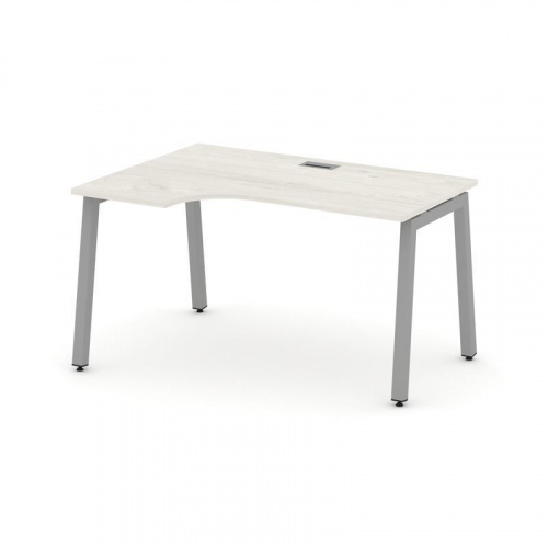 Style Project Стол рабочий эргоном. SN-5A.SPA-001(L) Дуб Наварра/Металл Антрацит 1380*600/980*750 фото 8