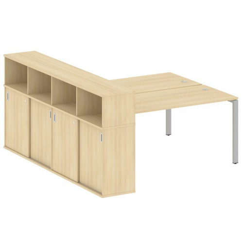 Бенч-система с шкафом-купе на П-обр. м/к Metal System БП.РС-СШК-4.4 фото 11