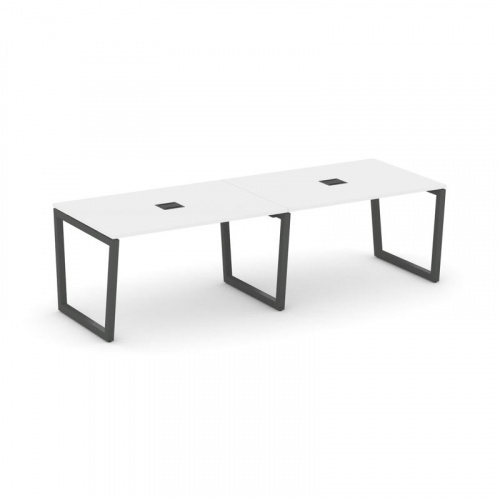 Style Project Стол переговорный SN-5T2.SPRG-011 Акация Лорка/Металл Антрацит/Заглушка Металл Антраци фото 26