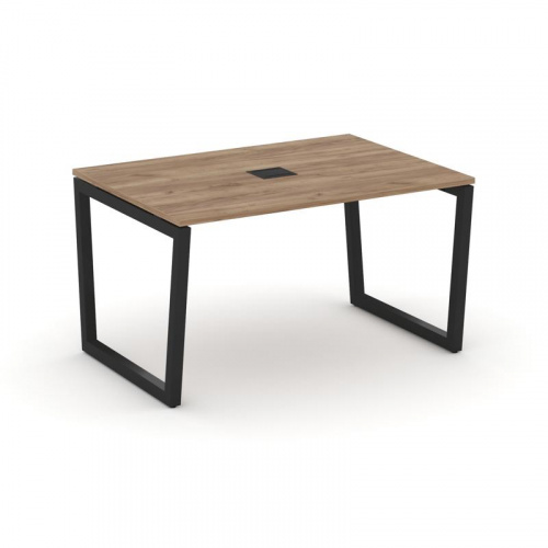 Style Project Стол переговорный SN-5T2.SPRG-001 Акация Лорка/Металл Антрацит/Заглушка Металл Антраци фото 5