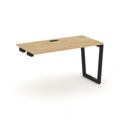 Style Project Стол-приставка к опор. элем. SN-5T2.OPRS-003 Акация Лорка/Металл Антрацит/Заглушка Пла