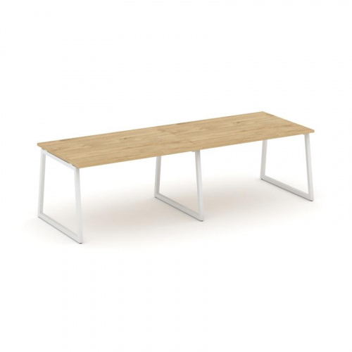 Style Project Стол переговорный SN-4T1.SPRG-011.3 Акация Лорка/Металл Антрацит 1960*980*750