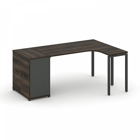 Стол эргономичный с опорным распашным шкафом Concept CN.SA-209(R)