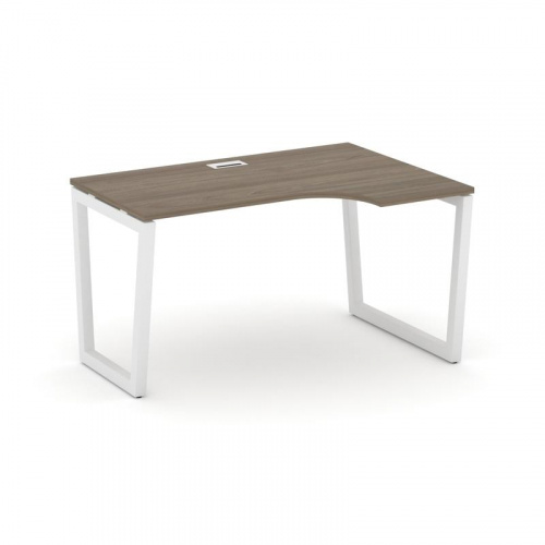 Style Project Стол рабочий эргоном. SN-5T2.SPA-021(R) Акация Лорка/Металл Антрацит/Заглушка Пластик фото 15