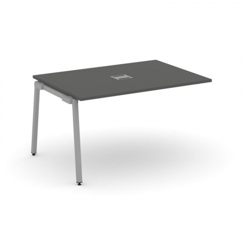 Style Project Проходной наб. элем. перег. стола SN-4A.NSPRG-004 Антрацит/Металл Белый 1580*980*750