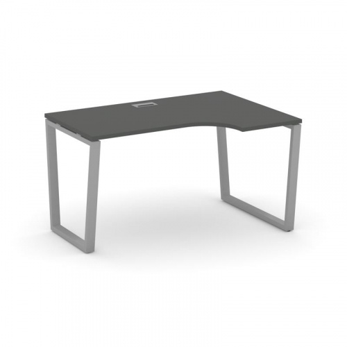 Style Project Стол рабочий эргоном. SN-6T2.SPA-002(R) Акация Лорка/Металл Антрацит/Заглушка Пластик фото 18