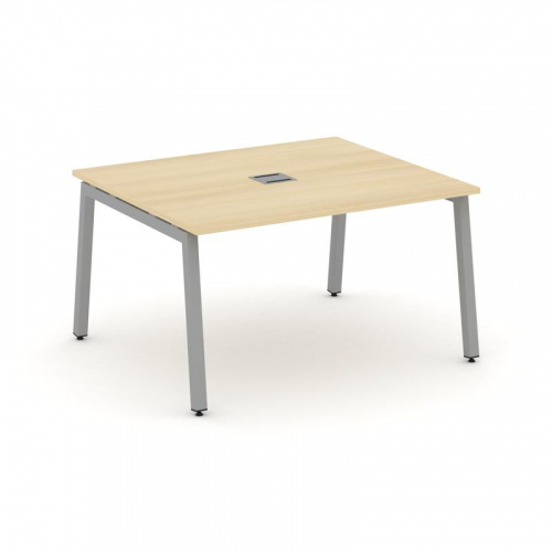 Style Project Стол переговорный SN-5A.SPRG-032 Акация Лорка/Металл Белый 1180*1180*750 фото 14