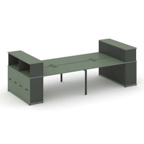 Бенч-система с опорными распашными шкафами Concept CN.DRS-272 фото 2