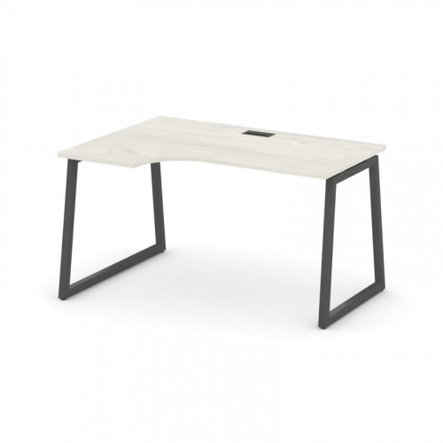 Style Project Стол рабочий эргоном. SN-4T1.SPA-021(L) Акация Лорка/Металл Антрацит/Заглушка Пластик фото 10